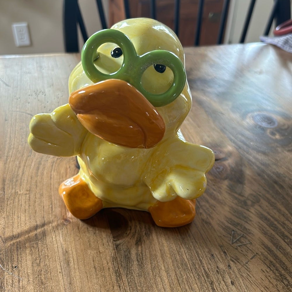 Ceramic Duck Piggy Bank